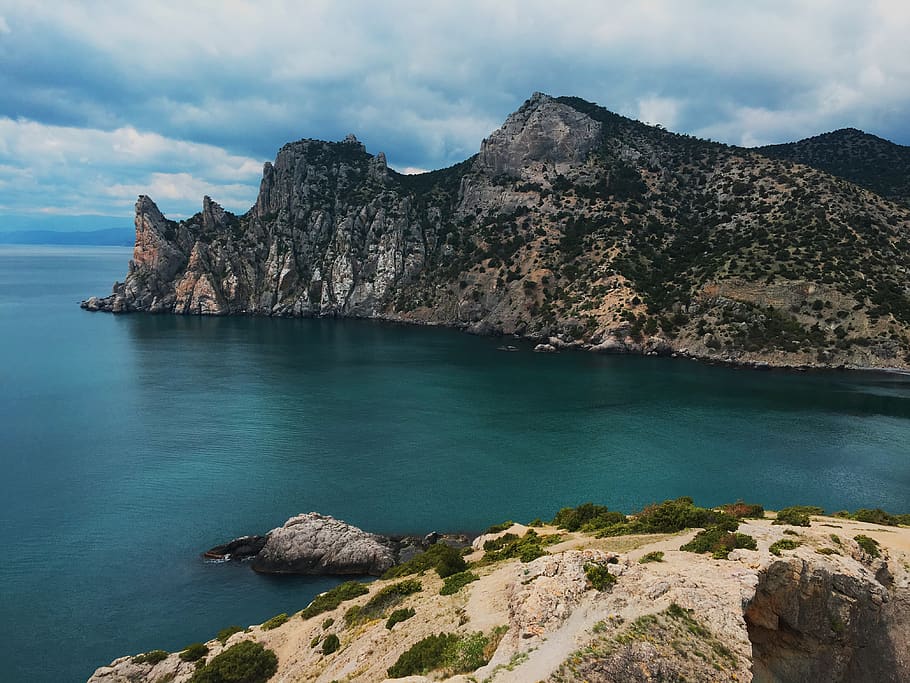 novyi svit, krim, water, beauty in nature, mountain, scenics - nature HD wallpaper