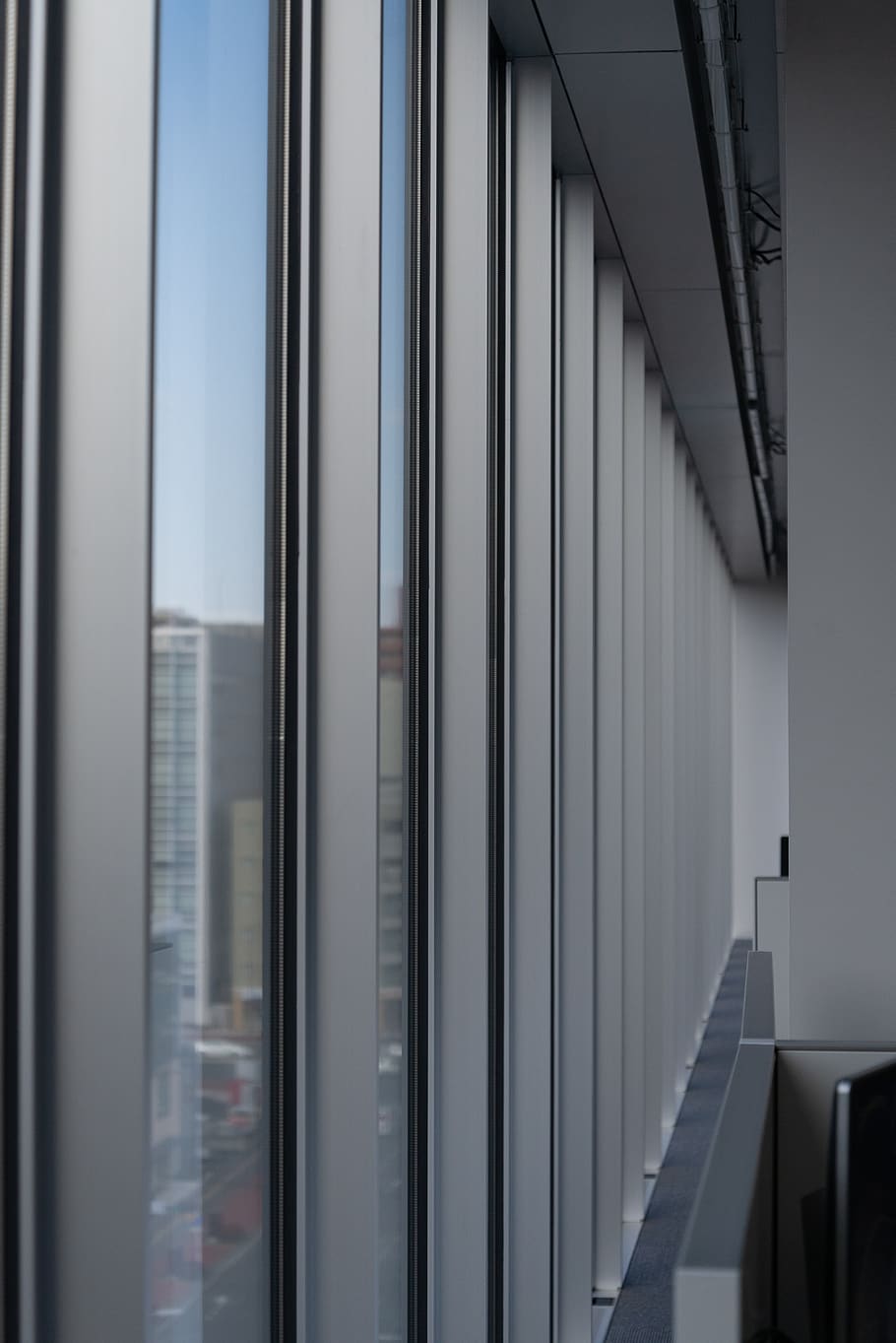 windows, the window sill, landscape, office, company, bill HD wallpaper