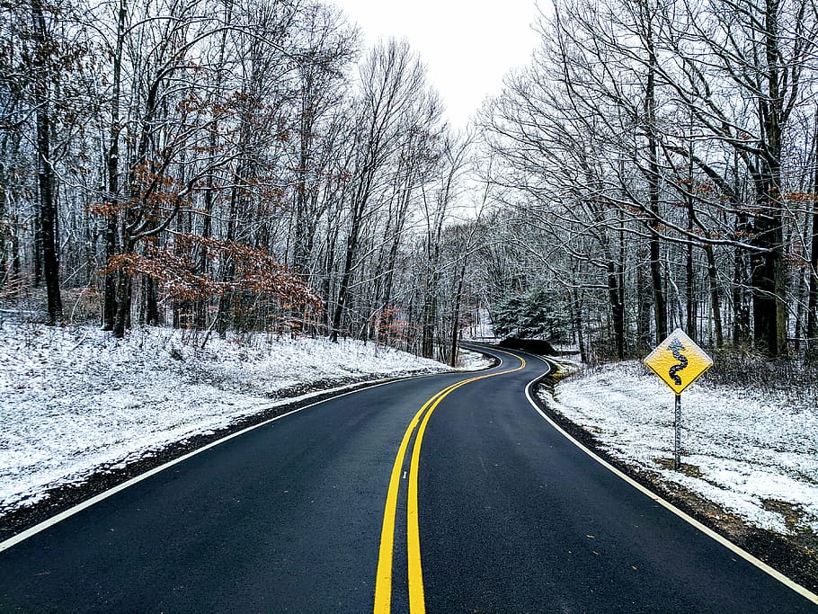 empty highway, travel, cleveland, ohio, state park, national park HD wallpaper