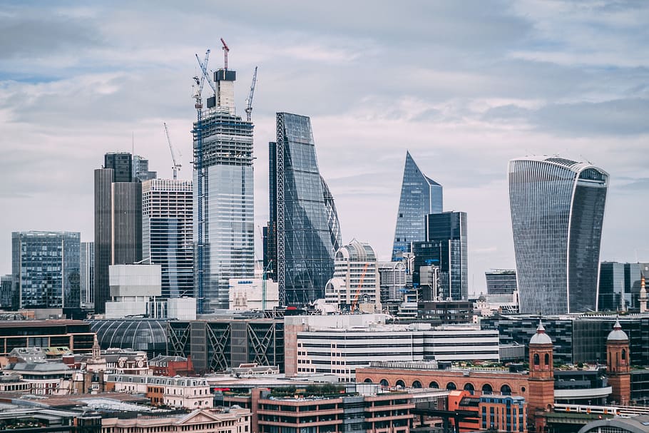 high-rise buildings, built structure, building exterior, architecture HD wallpaper