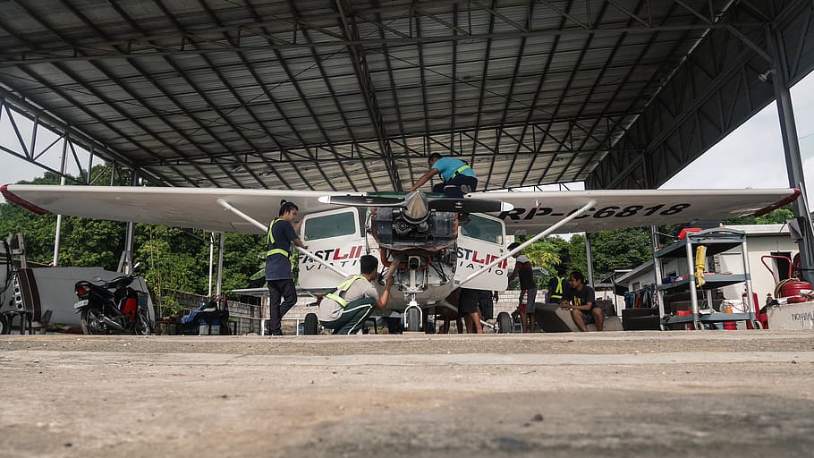 philippines, plaridel, mechanic, technical, hangar, fix, aviation HD wallpaper