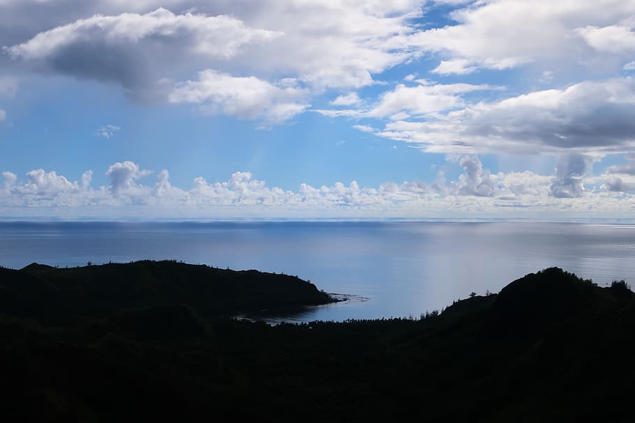 guam, sky, sea, cloud - sky, tranquility, tranquil scene, scenics - nature