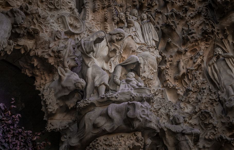 carved stone wall, archaeology, art, sculpture, statue, building HD wallpaper