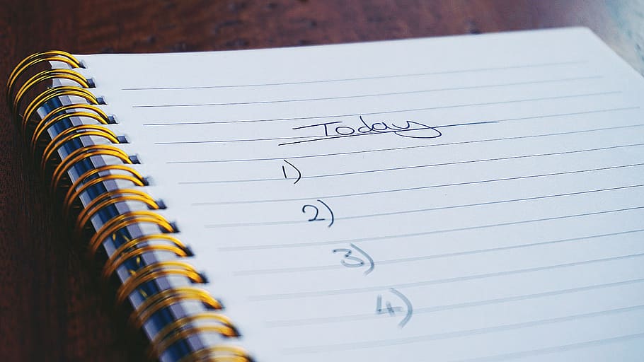 notes, list, notepad, organize, handwriting, paper, close-up HD wallpaper