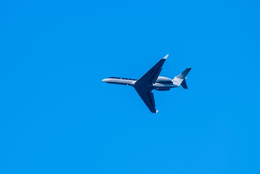 private, jet, airplane, transport, journey, travel, high, height HD wallpaper