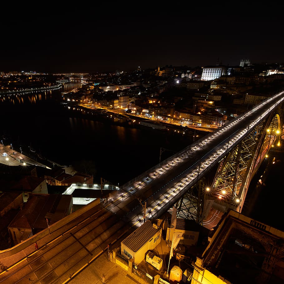 road, bridge, building, way, urban, metropolis, city, town HD wallpaper