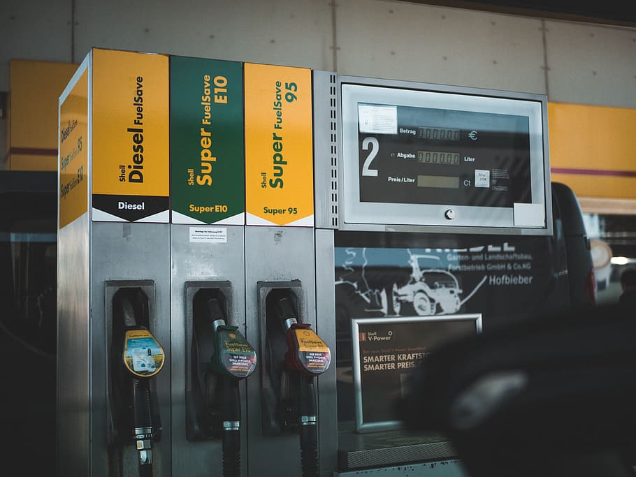 Photo of Gasoline Dispenser in Station, business, car, city, commerce