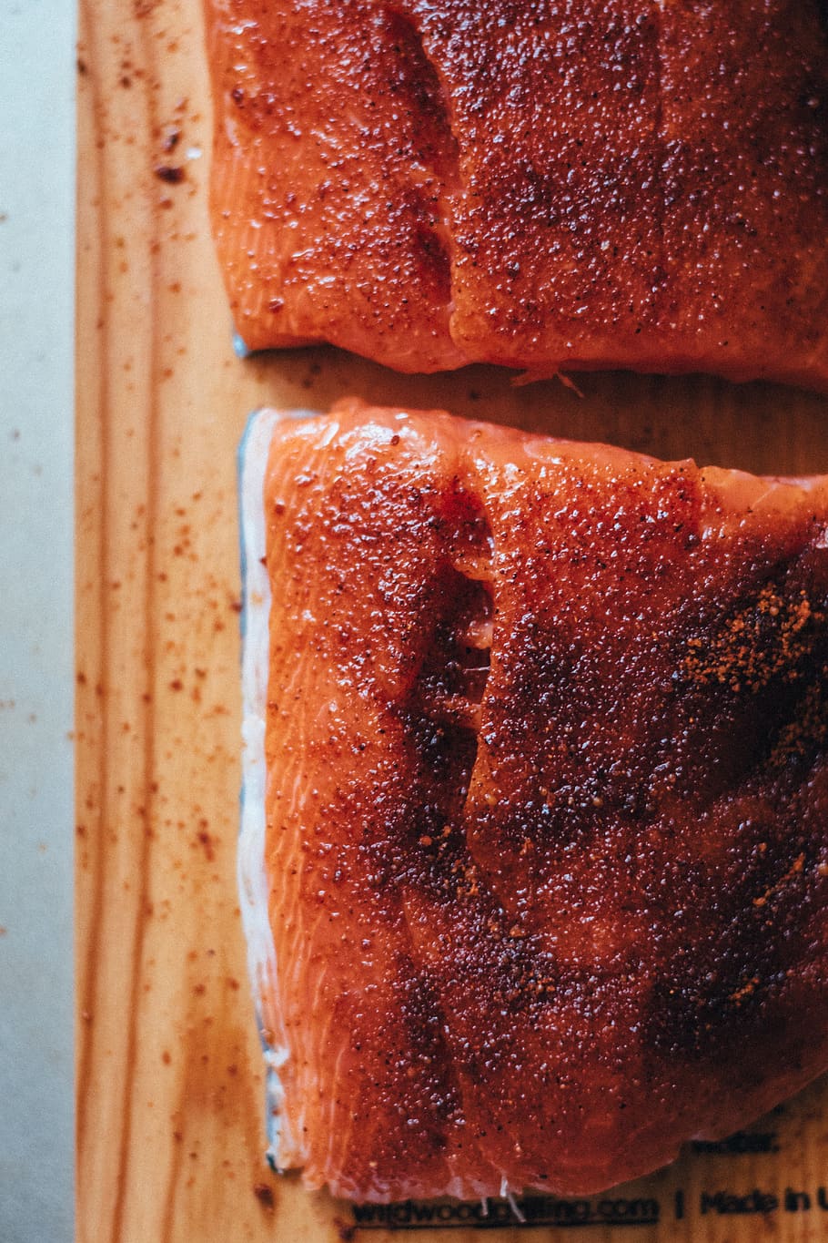 salmon, cedar, plank, fish, wood, cooking, dinner, bbq, gourmet HD wallpaper