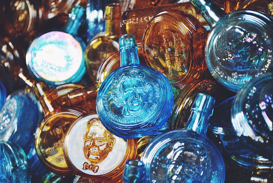 no people, close-up, large group of objects, glass - material HD wallpaper