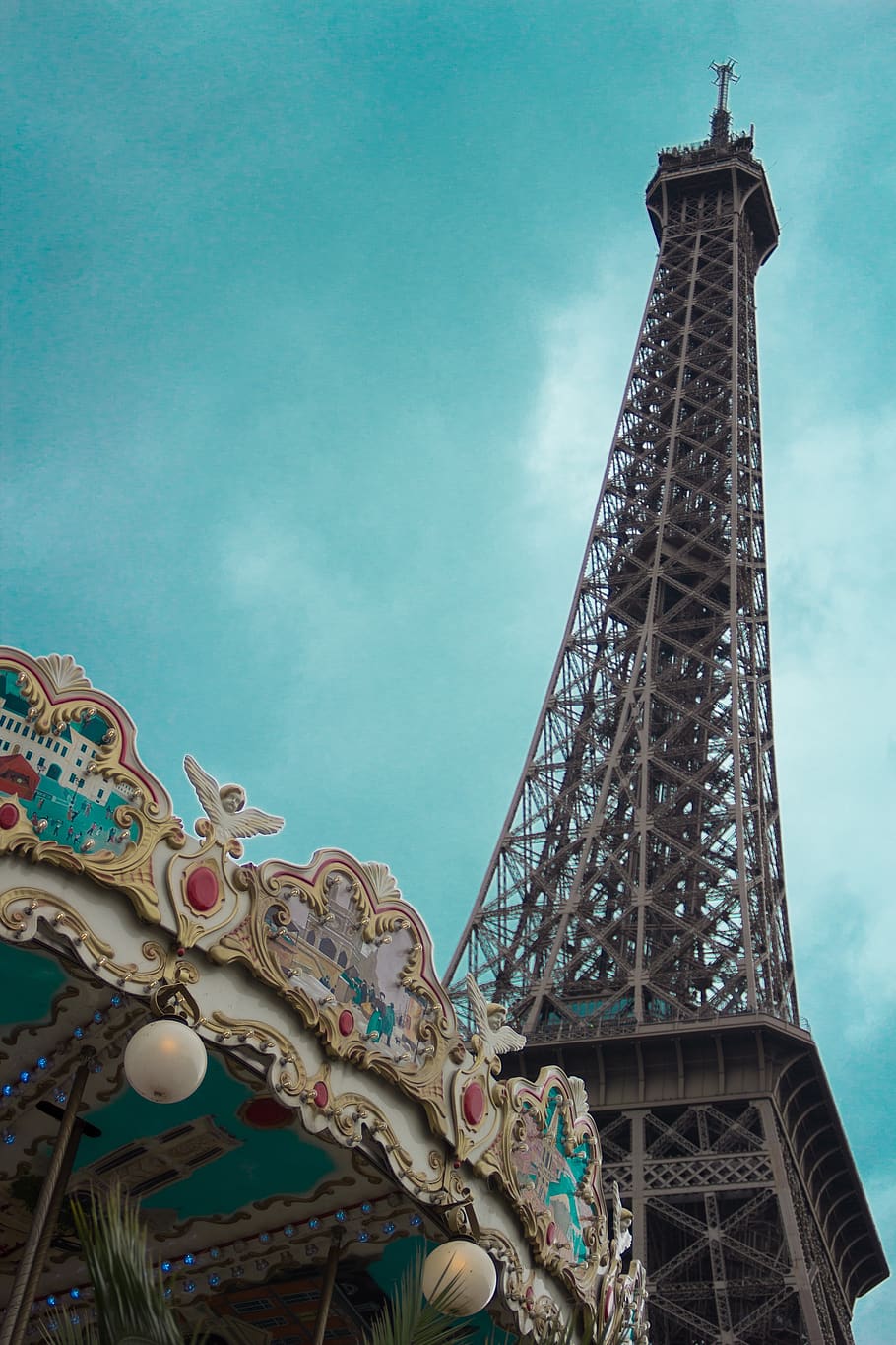 architecture, tower, building, spire, steeple, theme park, amusement park HD wallpaper