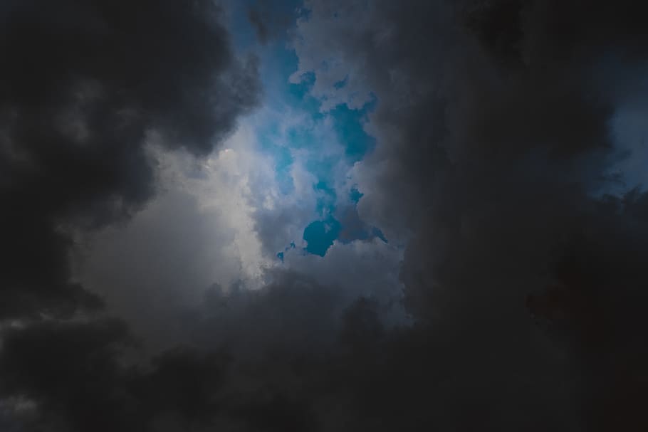 white and black clouds, cloud - sky, low angle view, no people HD wallpaper
