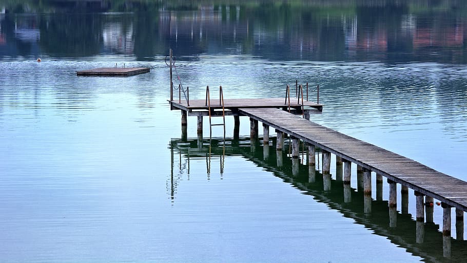 Fishing Dock, boardwalk, bridge, dawn, jetty, landscape, raft HD wallpaper