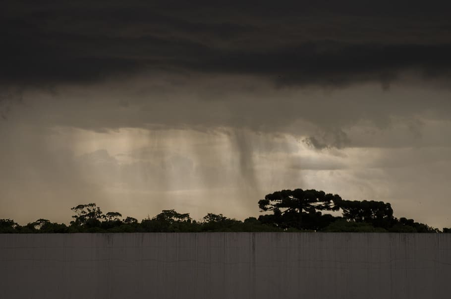 weather, raining, curitiba, araucaria, storm, sky, cloud - sky, HD wallpaper