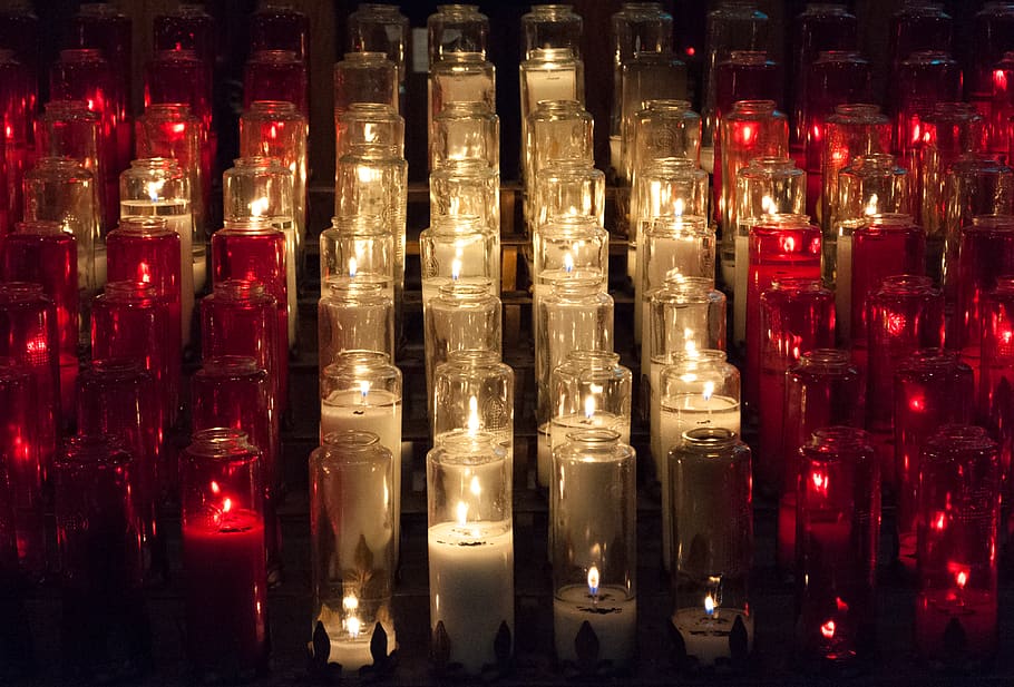 canada, ottawa, candle, burning, fire, red, flame, in a row HD wallpaper