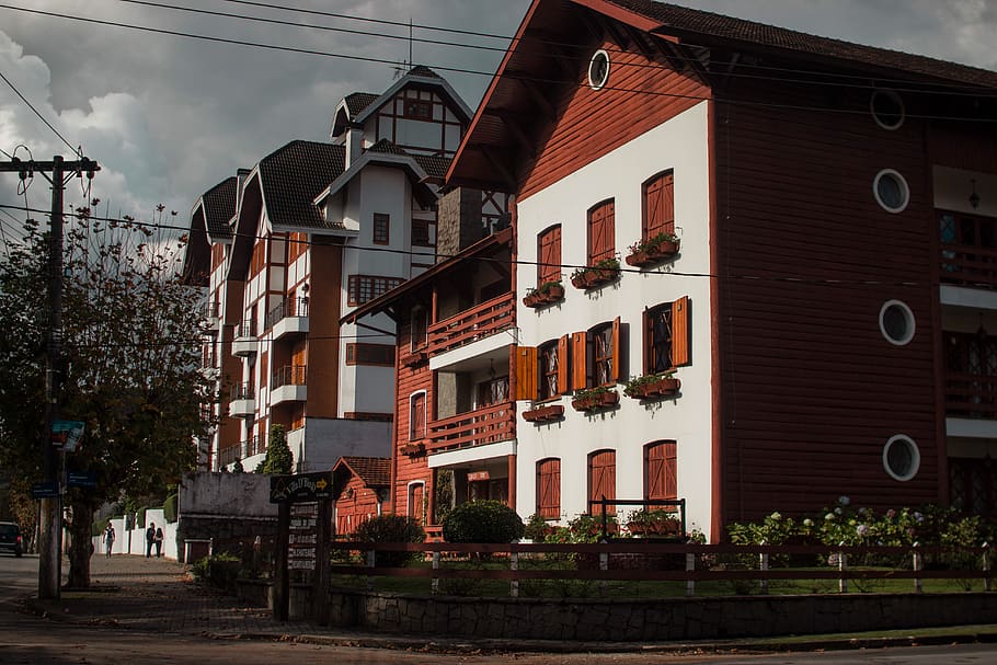 brazil, campos do jordão, architecture, street, home, switzerland