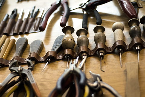 tools, shipwright, shoemaker, screwdriver, mechanical, awl HD wallpaper