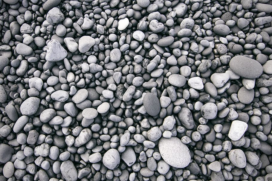 iceland, beach, pebble beach, wallpaper, pebbles, texture, stones, HD wallpaper