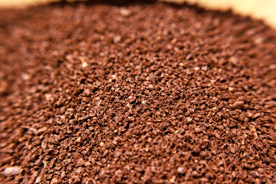 coffee grounds, chemex, filter, food and drink, brown, close-up HD wallpaper
