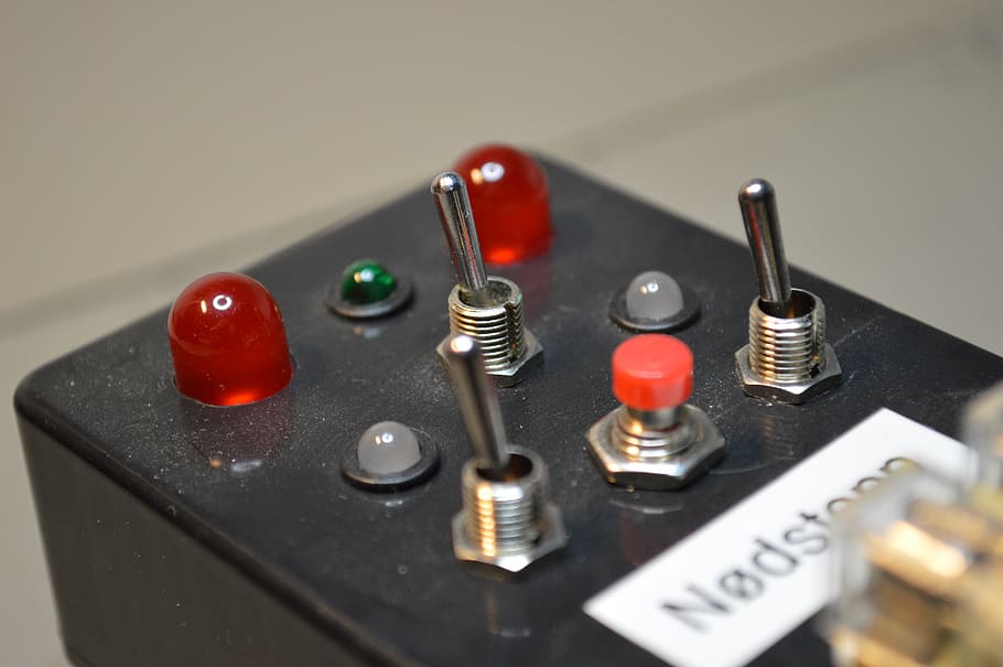 electronics, diy, module, push-button, switches, leds, close-up HD wallpaper