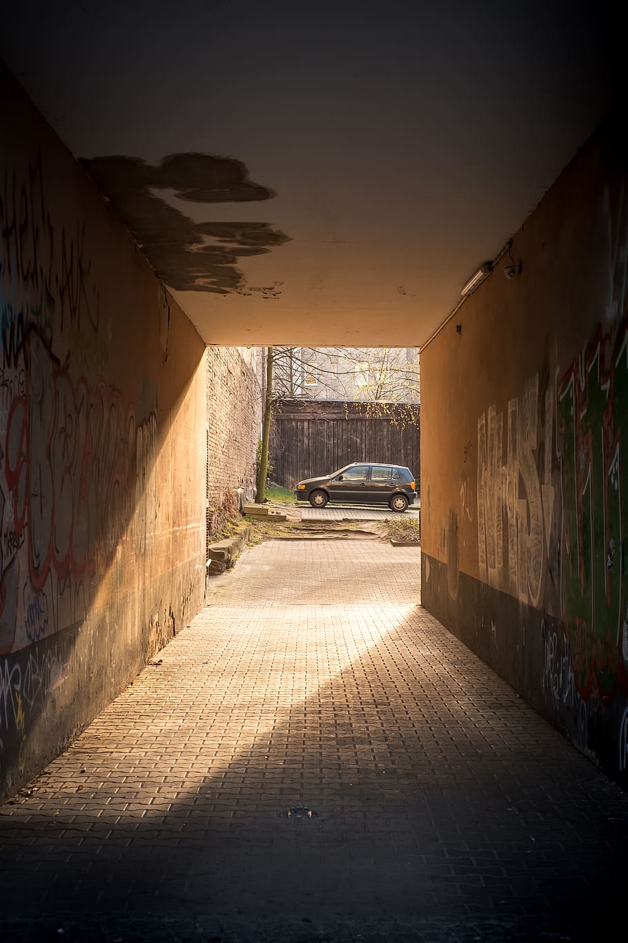 corridor, car, berlin, germany, automobile, transportation HD wallpaper