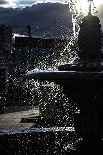 mexico, morelia, old, monuments, contrast, barroque, fountain HD wallpaper