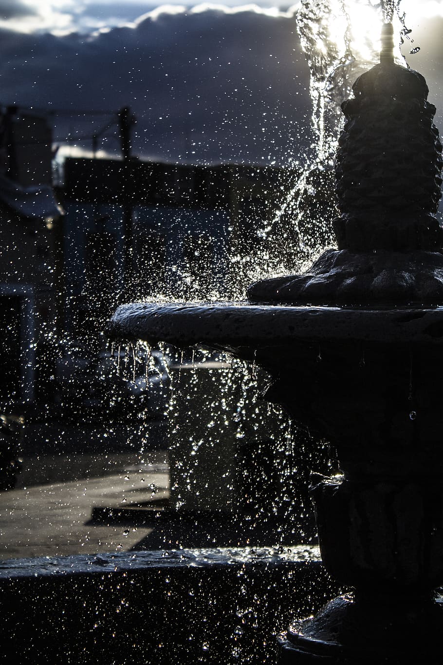 mexico, morelia, old, monuments, contrast, barroque, fountain HD wallpaper