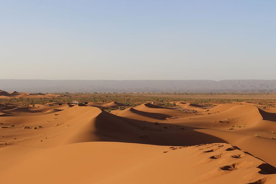 morocco, erg chegaga, desert, landscape, scenics - nature, environment, HD wallpaper