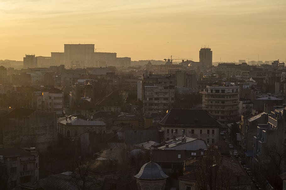 romania, bucharest, building, construction, travel, europe HD wallpaper