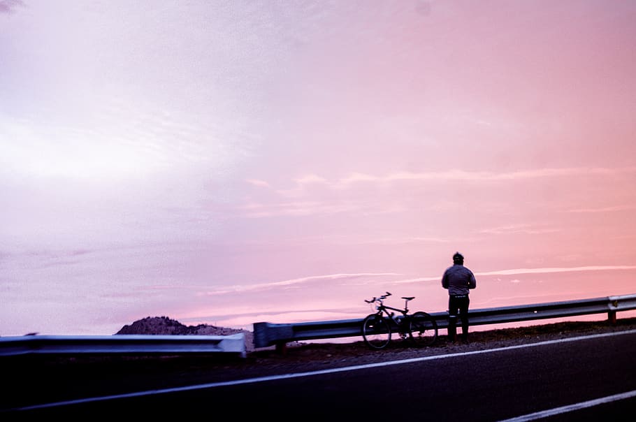 chile, santiago, transportation, sky, one person, cloud - sky HD wallpaper
