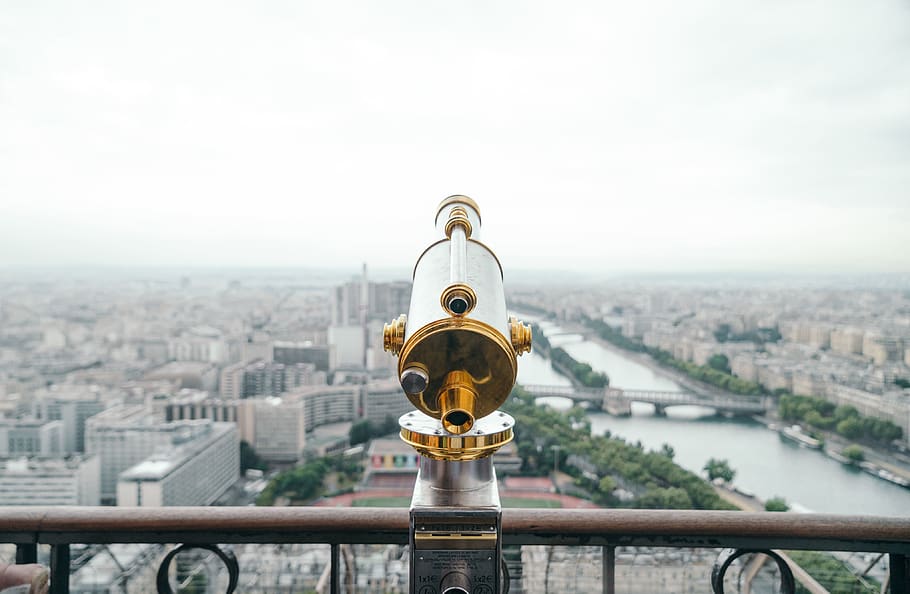 still, items, things, coin, operated, binoculars, telescope HD wallpaper