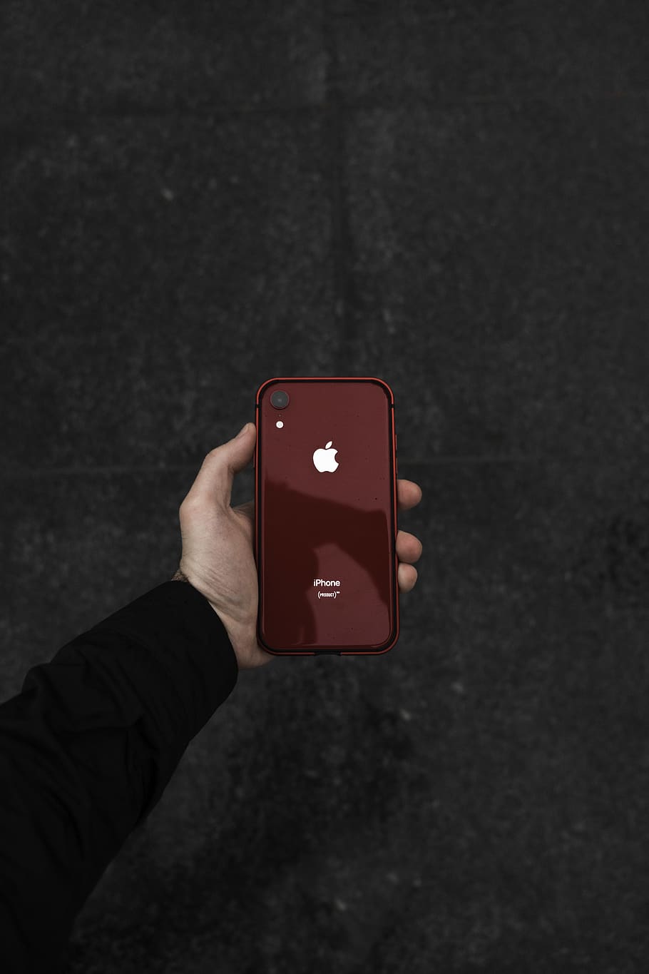 HD wallpaper: PRODUCT RED iPhone XR and red case, human hand, holding, real  people | Wallpaper Flare