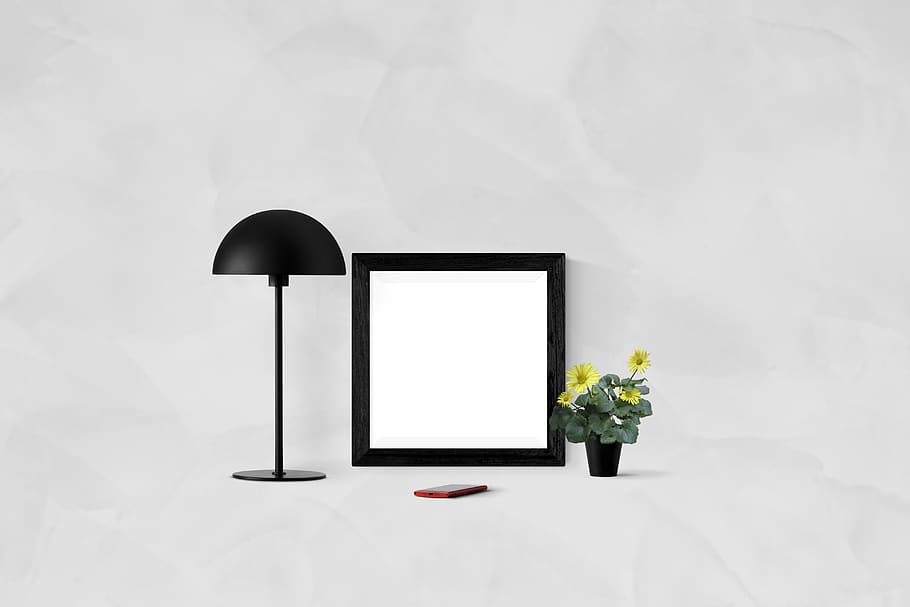 poster, wall, mockup, frame, interior, template, blank, picture HD wallpaper