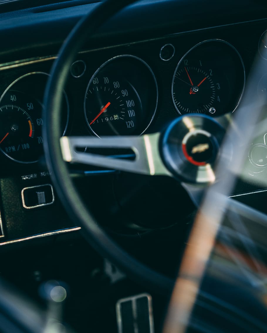 Chevrolet steering wheel, gauge, tachometer, wristwatch, transportation HD wallpaper