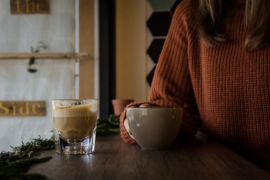 gray ceramic teacup, food and drink, refreshment, household equipment HD wallpaper