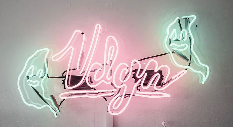 white neon signage, text, communication, illuminated, western script HD wallpaper