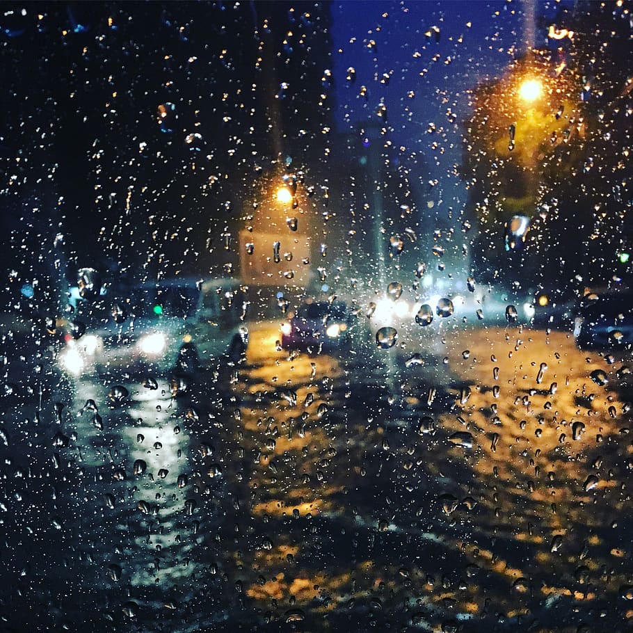 india, kolkata, 16, rain, drops, tears, wet, mode of transportation, HD wallpaper