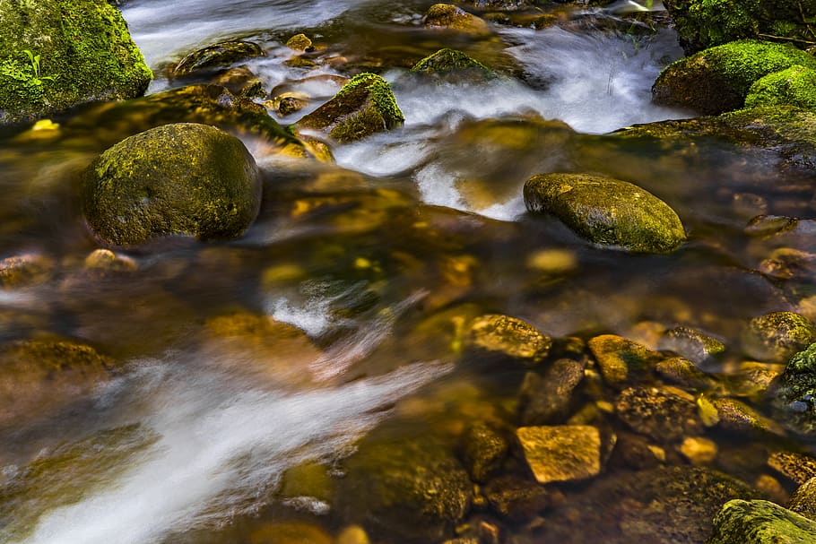 Photo of Streams, environment, flow, landscape, long exposure HD wallpaper