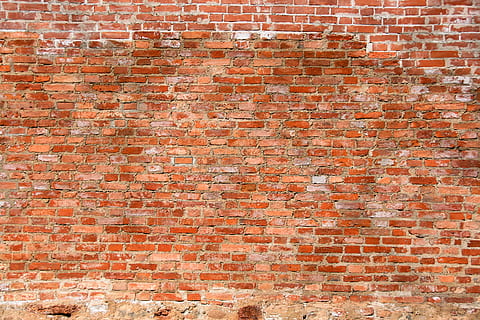 bricks, brickwall, brickwork, brown, building, dirty, horizontal HD wallpaper