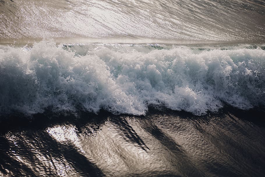 sea wave, nature, ocean, water, outdoors, sea waves, avilia, california HD wallpaper