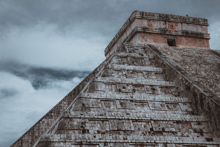 Mexico Chi Chen Itza, architecture, built structure, sky, cloud - sky HD wallpaper