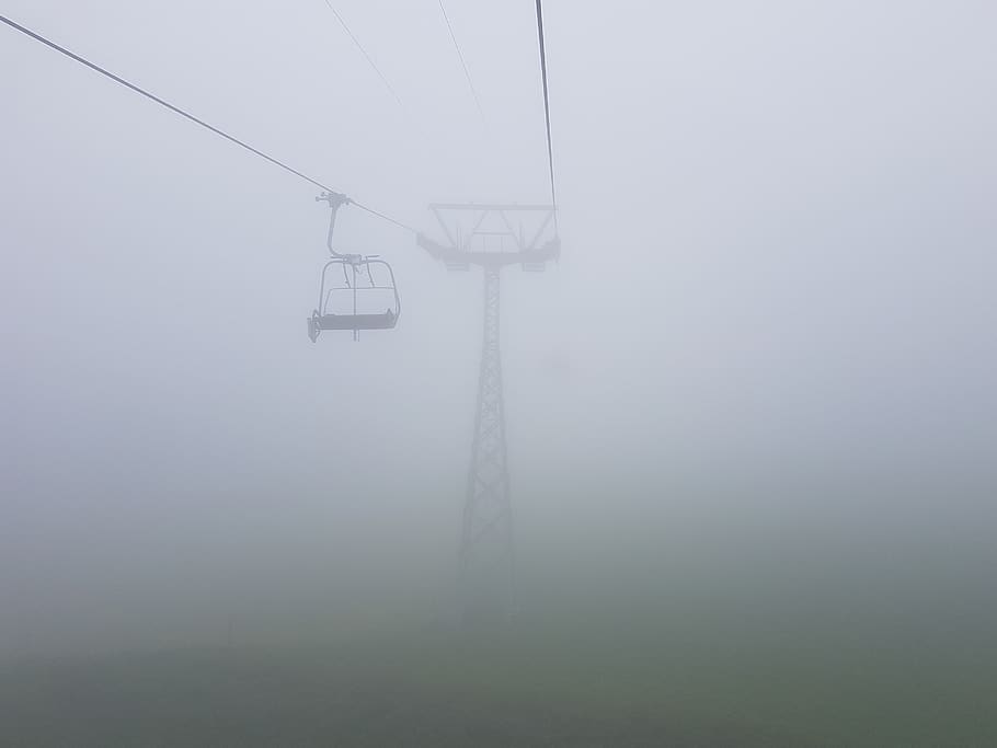 fog, mist, white, cloudy, mysterious, blank, quiet, solitude HD wallpaper