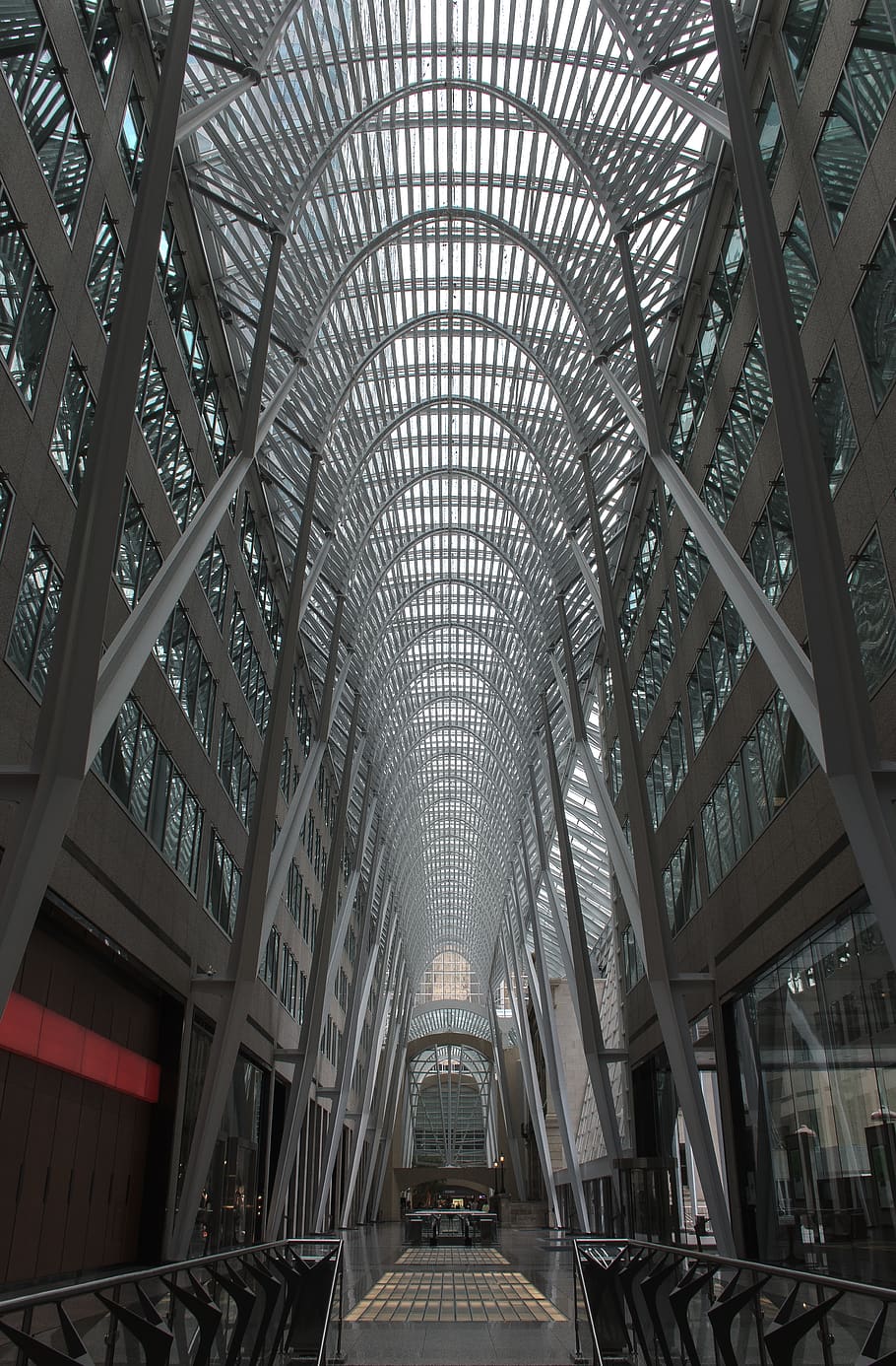 canada, toronto, brookfield place, architecture, ceiling, built structure, HD wallpaper