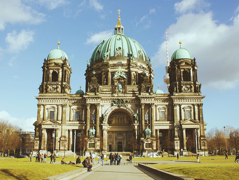 High Rise Building, architecture, berlin, Berlin Cathedral, berliner dom, HD wallpaper