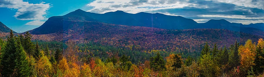 united states, lincoln, white mountains, nh, fall, color, kancamagus highway, HD wallpaper