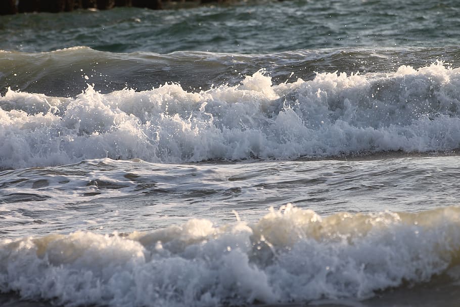 shore, beach, nature, environment, ocean, sky, landscape, water HD wallpaper