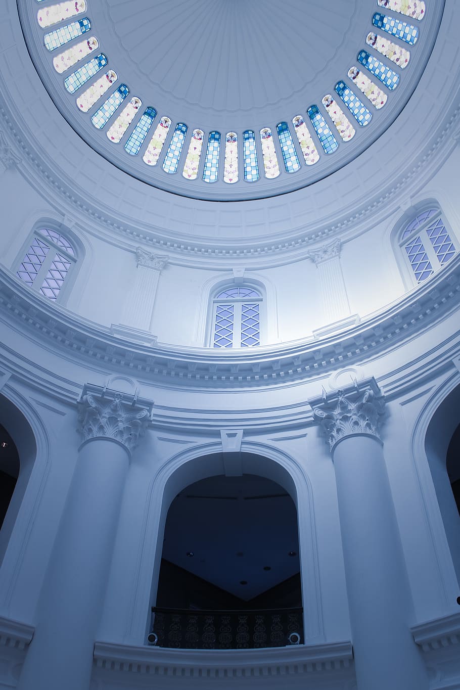 museum, architecture, ceiling, built structure, indoors, no people, HD wallpaper