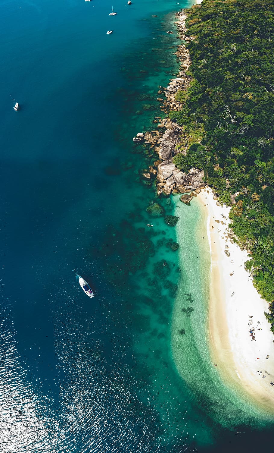 aerial shot, dji mavic air, cairn, natural, reef barrier, paradise
