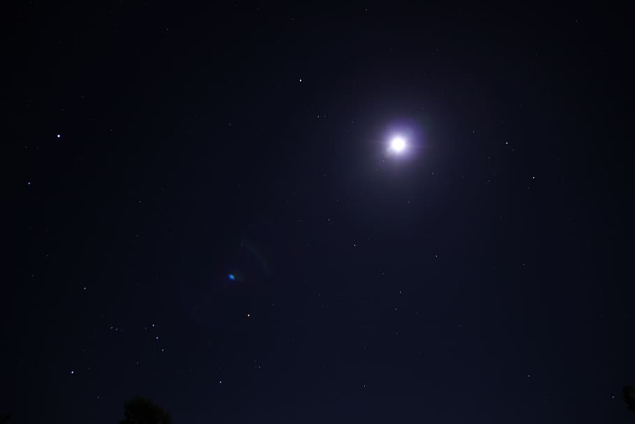 universe, astronomy, outer space, night, moon, sky, outdoors HD wallpaper