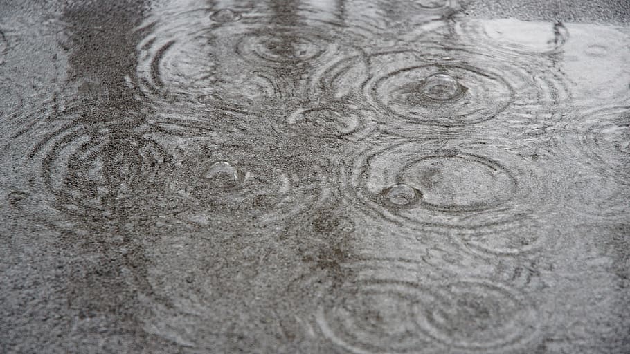 rain, water wave, splash, ripple, liquid, puddle, rippled, backgrounds, HD wallpaper