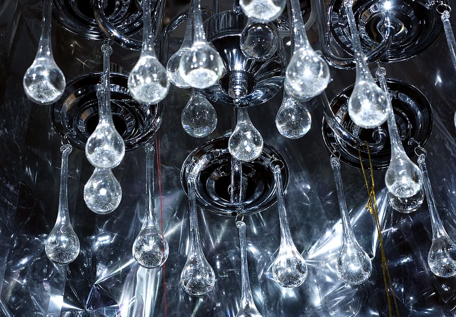 abstract, drops, background, glass, close-up, glass - material HD wallpaper